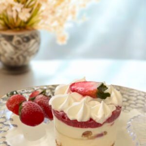 Mini Torta Gelato di Fragola Bianca